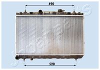 JAPANPARTS RDA283099 - Radiador, refrigeración del motor