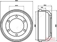 JAPANPARTS TA0317C - Tipo de vehículo: 150/190<br>Lado de montaje: Eje trasero<br>