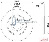 JAPANPARTS DI0158C - Lado de montaje: Eje trasero<br>Espesor de disco de frenos [mm]: 8,4<br>Diámetro exterior [mm]: 258<br>Tipo de disco de frenos: macizo<br>Altura [mm]: 60<br>Diámetro de centrado [mm]: 62<br>corona de agujeros - Ø [mm]: 100<br>Tipo de eje: Rear<br>Nº de información técnica: 78BD9581-2<br>Diámetro [mm]: 62<br>Espesor [mm]: 10<br>Espesor mínimo [mm]: 8,4<br>Diseño/cantidad de taladros: 4<br>Peso [kg]: 8800,000<br>