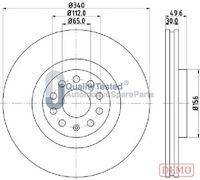 JAPANPARTS DI0907C - Disco de freno