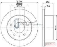 JAPANPARTS DP0611C - Disco de freno