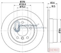 JAPANPARTS DP0102C - Disco de freno