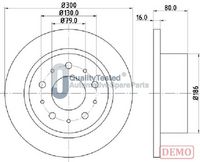 JAPANPARTS DP0609C - Disco de freno