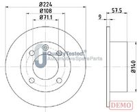 JAPANPARTS DP0614C - Disco de freno