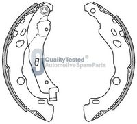 JAPANPARTS GF0602AF - Lado de montaje: Eje trasero<br>Ancho [mm]: 39<br>Tipo de montaje: premontado<br>Artículo complementario/Información complementaria: con cilindro de freno de rueda<br>Tipo de eje: Rear<br>Nº de información técnica: 79KT0133 C<br>Sistema de frenos: Bosch<br>Homologación: E1 90R-01489/334<br>Diámetro de tambor [mm]: 203<br>Peso [kg]: 1860,000<br>Diámetro del cilindro del pistón [mm]: 20,6<br>