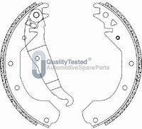 JAPANPARTS GF0404AF - Lado de montaje: Eje trasero<br>año construcción hasta: 08/1989<br>Ancho [mm]: 51<br>Tipo de montaje: premontado<br>Artículo complementario/Información complementaria: con cilindro de freno de rueda<br>Tipo de eje: Rear<br>Nº de información técnica: 79KT0040 C<br>Sistema de frenos: LUCAS-TRW<br>Homologación: E1 90R-01489/058<br>Diámetro de tambor [mm]: 230<br>Peso [kg]: 3504,000<br>Diámetro del cilindro del pistón [mm]: 19,05<br>