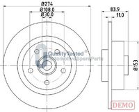 JAPANPARTS DP0704C - Disco de freno