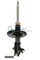 JAPANPARTS MM50006 - año construcción desde: 03/1999<br>Lado de montaje: Eje delantero, derecha<br>Tipo de amortiguador: Presión de gas<br>Tipo de amortiguador: Columna de amortiguador<br>Sistema de amortiguadores: Bitubular<br>Referencia artículo par: MM-50002<br>Tipo de sujeción de amortiguador: Espiga arriba<br>