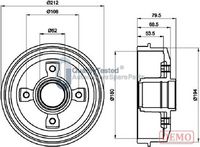 JAPANPARTS TA0612C - Lado de montaje: Eje trasero<br>Diámetro exterior del tambor de freno [mm]: 274<br>H tamb. freno total [mm]: 66<br>Diámetro interior de tambor de freno [mm]: 229<br>H tamb. freno interna [mm]: 50<br>Rebajado máx. tambor de freno [mm]: 230<br>Diseño/cantidad de taladros: 04/06<br>corona de agujeros - Ø [mm]: 108<br>Diámetro de centrado [mm]: 71,1<br>Diámetro de orificio para perno de rueda [mm]: 13<br>Artículo complementario / información complementaria 2: sin buje de rueda<br>Artículo complementario / información complementaria 2: sin cojinete rueda<br>Artículo complementario / información complementaria 2: sin perno de sujeción de rueda<br>Peso [kg]: 6<br>Nº de información técnica: 62505<br>