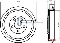 JAPANPARTS TA0906C - Tambor de freno