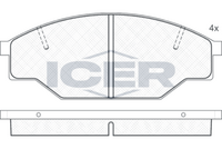 ICER 140614 - Juego de pastillas de freno