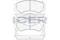 ICER 140990 - Juego de pastillas de freno