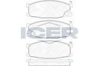 ICER 141504 - Juego de pastillas de freno