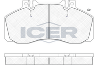 ICER 150722204 - Juego de pastillas de freno