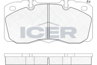 ICER 151161 - Juego de pastillas de freno