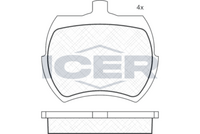 ICER 180002 - Juego de pastillas de freno