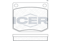 ICER 180176 - Juego de pastillas de freno