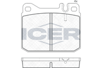 ICER 180197 - Juego de pastillas de freno