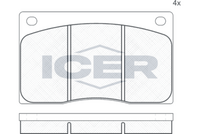 ICER 180234 - Juego de pastillas de freno