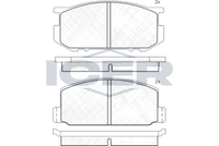 ICER 180295 - Juego de pastillas de freno