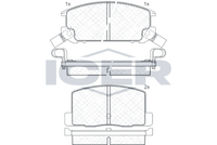 ICER 180656 - Juego de pastillas de freno