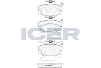 ICER 180660 - Juego de pastillas de freno