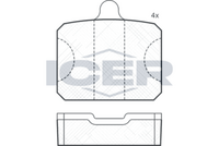 ICER 180737 - Juego de pastillas de freno
