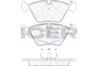 ICER 180773 - Juego de pastillas de freno