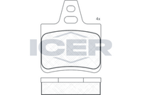 ICER 180812 - Lado de montaje: Eje trasero<br>Ancho [mm]: 54<br>Altura [mm]: 65,1<br>Espesor [mm]: 15,4<br>Contacto avisador de desgaste: no preparado para indicador de desgaste<br>Número de WVA: 20162<br>Sistema de frenos: Citroën<br>Nº art. de accesorio recomendado: 8DZ 355 202-191<br>Peso [kg]: 0,5<br>Nº de información técnica: T9008<br>