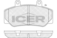 ICER 180837 - Juego de pastillas de freno