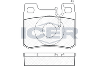 ICER 180974 - Juego de pastillas de freno