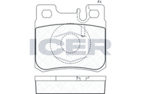 ICER 180978 - Juego de pastillas de freno