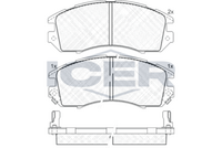 ICER 180998 - Juego de pastillas de freno