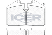 ICER 181036 - Lado de montaje: Eje delantero<br>Nº art. de accesorio recomendado: 8DK 355 250-311<br>Ancho [mm]: 131,8<br>Altura [mm]: 70,9<br>Espesor [mm]: 17,5<br>Contacto avisador de desgaste: preparado para indicador desgaste<br>Número de WVA: 20953<br>Sistema de frenos: Brembo<br>Peso [kg]: 2,33<br>Nº de información técnica: T1074<br>