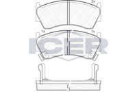 ICER 181094 - Juego de pastillas de freno