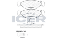 ICER 181143700 - Juego de pastillas de freno