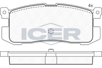 ICER 181160 - Juego de pastillas de freno
