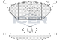 ICER 181184 - Juego de pastillas de freno
