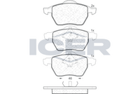 ICER 181294 - Juego de pastillas de freno