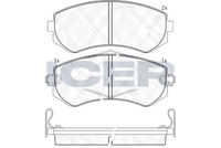 ICER 181300 - Juego de pastillas de freno