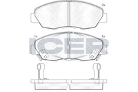 ICER 181329 - Juego de pastillas de freno