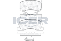 ICER 181342 - Juego de pastillas de freno