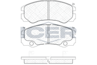 ICER 181354 - Juego de pastillas de freno