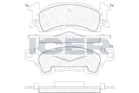 ICER 181415 - Juego de pastillas de freno