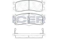 ICER 181418 - Juego de pastillas de freno