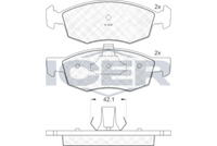 ICER 181508 - Juego de pastillas de freno