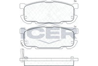 ICER 181541 - Juego de pastillas de freno