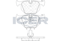 ICER 181552 - Juego de pastillas de freno