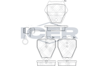 ICER 181565 - Juego de pastillas de freno