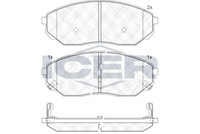 ICER 181606 - Juego de pastillas de freno